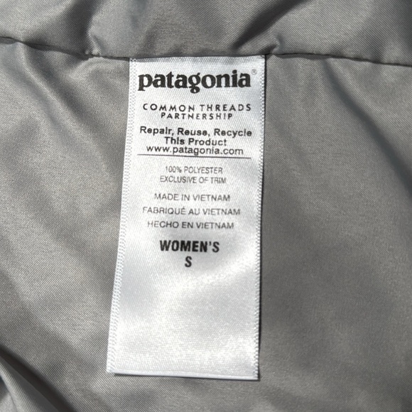 Patagonia Women's Los Gatos Fleece Vest in Salt Grey S - Picture 10 of 15